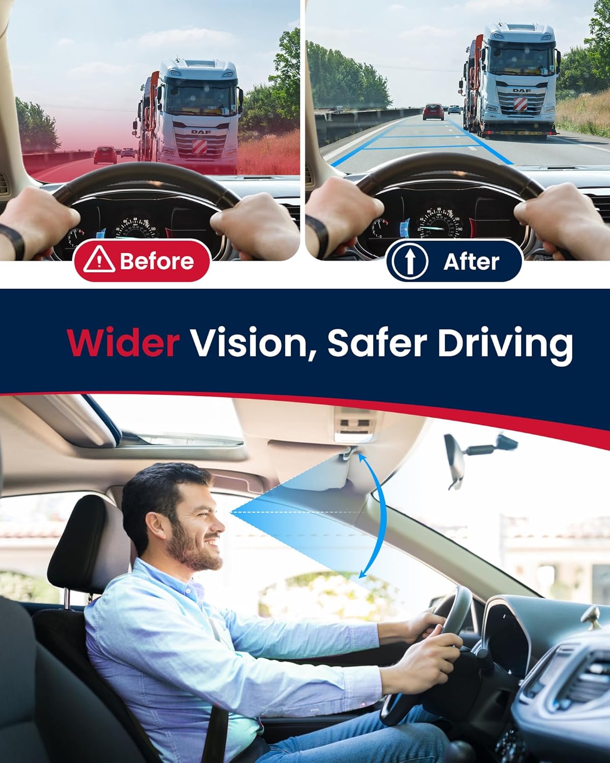 Orthopedic Memory Foam Seat Cushion Ergonomic Tailbone & Back Pain Relief