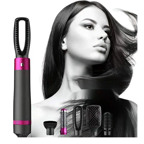 5-in-1 Professional Hot Air Brush  Salon-Quality Drying