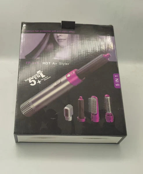 5-in-1 Professional Hot Air Brush  Salon-Quality Drying