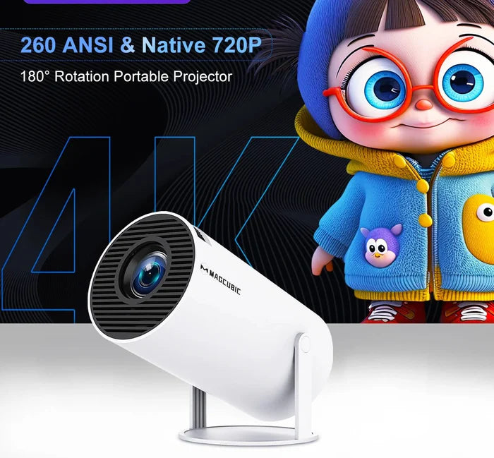 Glow Dome Pro™ – 360° Portable Mini Round Projector